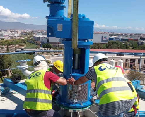 increase in sludge treatament capacity
